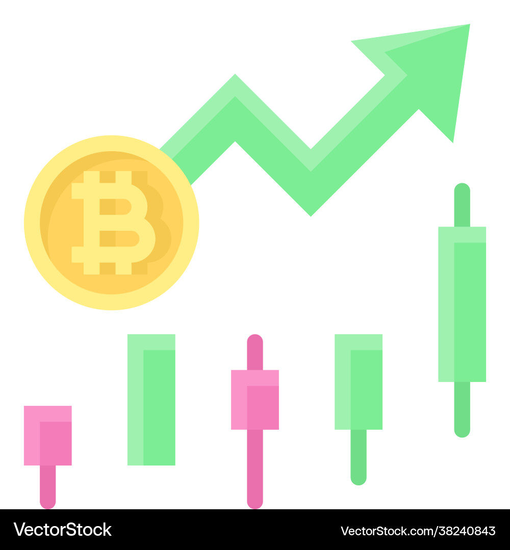 Bullish trend icon cryptocurrency related – Royalty-Free Vector |  VectorStock