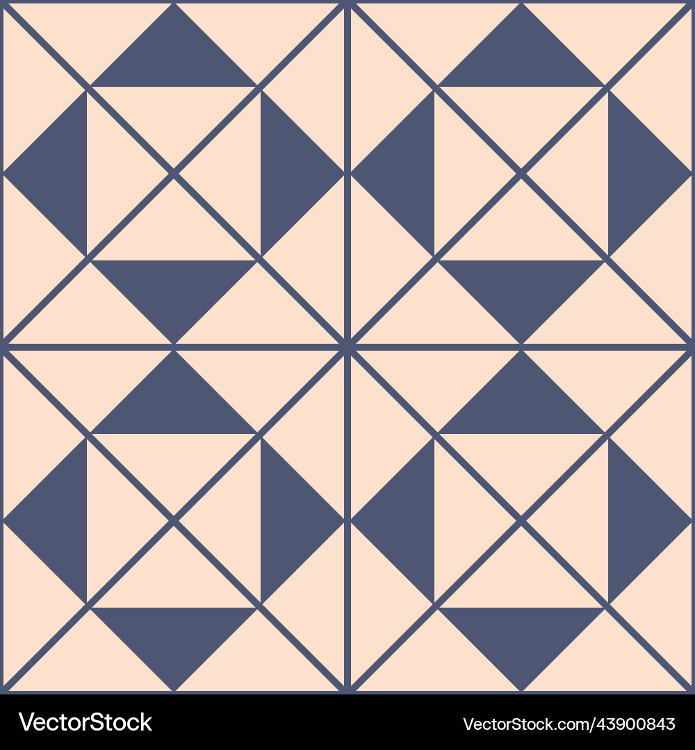Geometry triangle shape seamless pattern pink Geometry triangle shape seamless pattern pink vector image