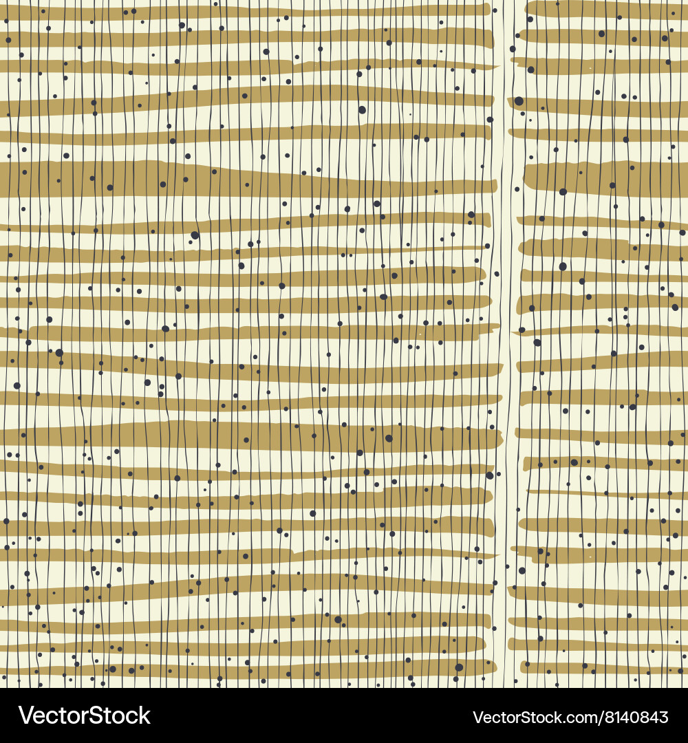Golden Striped Pattern with Lines vector image