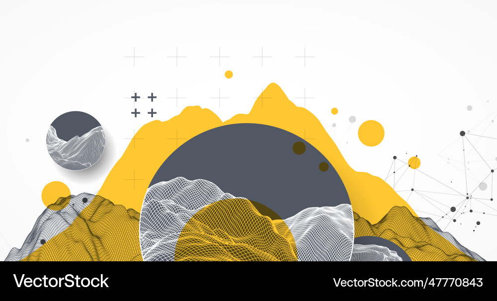 Modern science technology abstract background Modern science technology abstract background vector image
