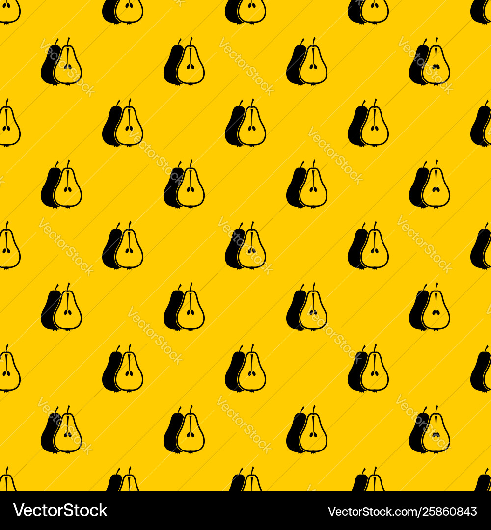 Pear pattern Pear pattern vector image