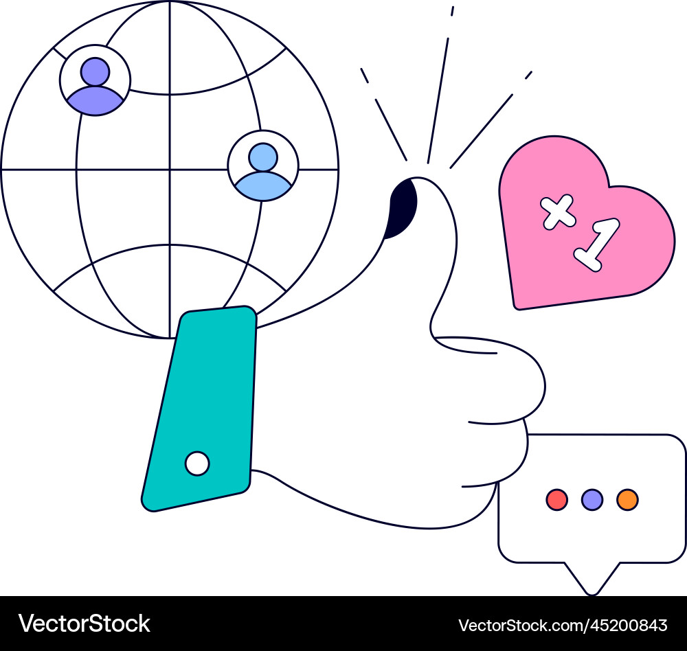 Ready to use animated design of media content Vector Image