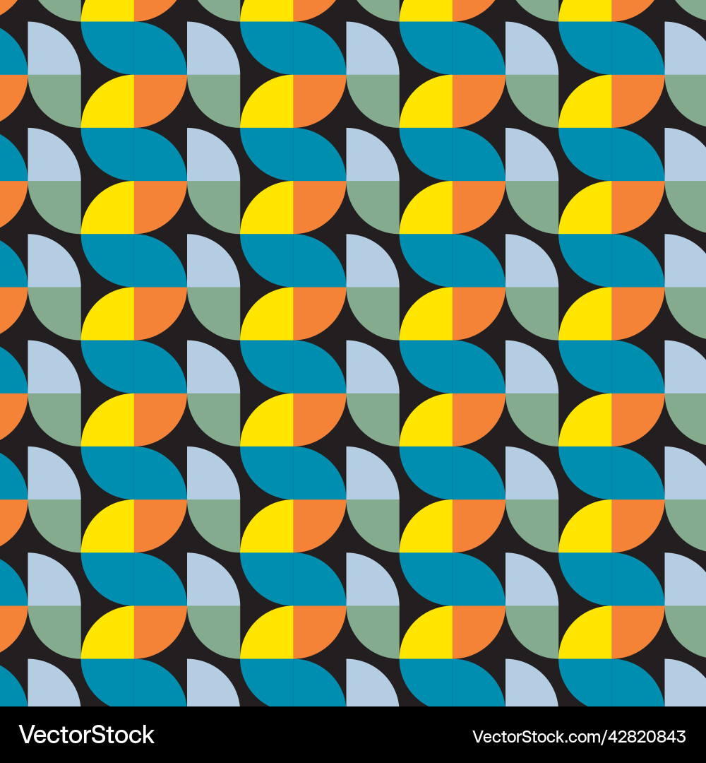 Seamless tiling pattern vector image
