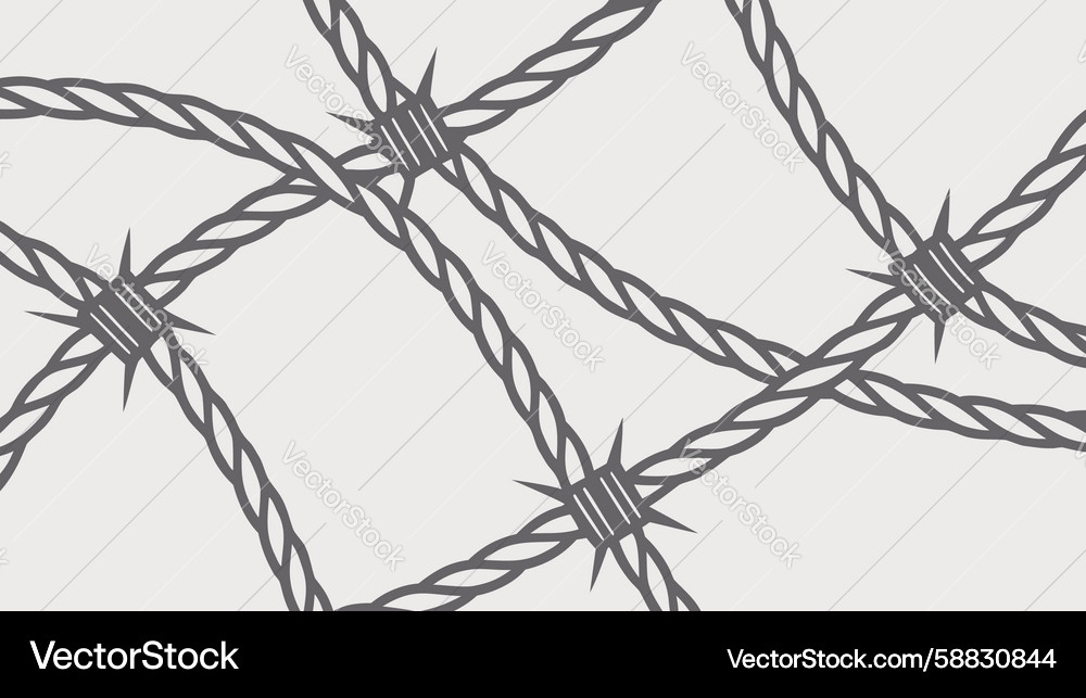 Abstract fishing net intersecting lines pattern Vector Image