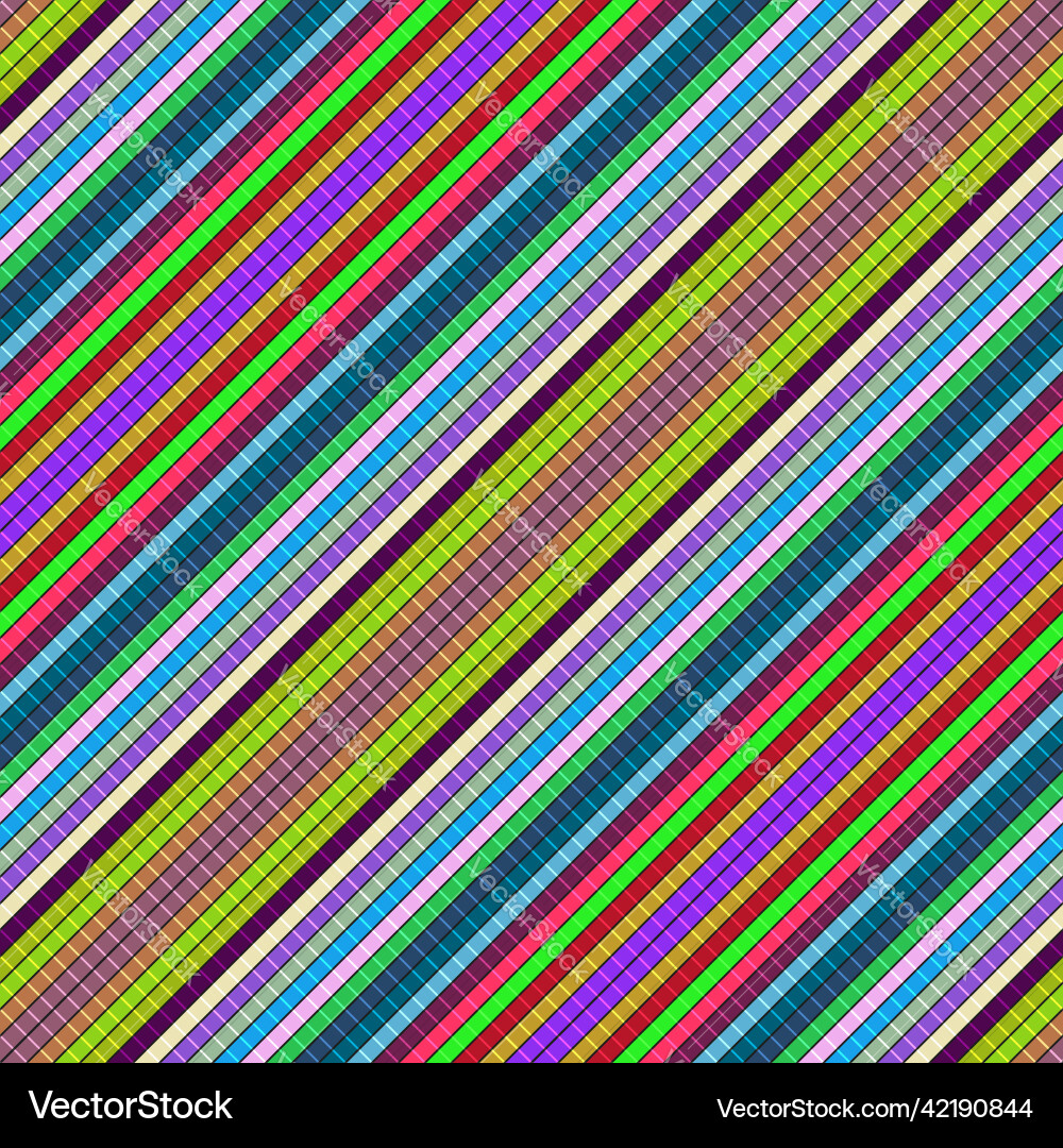 Rainbow seamless pattern with colorful diagonal Rainbow seamless pattern with colorful diagonal vector image