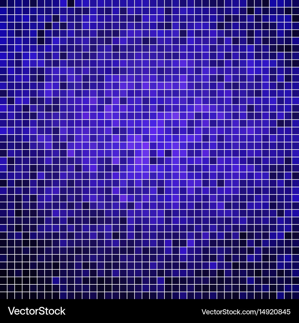 Abstract square pixel mosaic background Vector Image