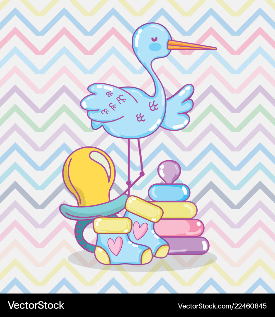 Babydusche Cartoons Babydusche Cartoons vektorbild