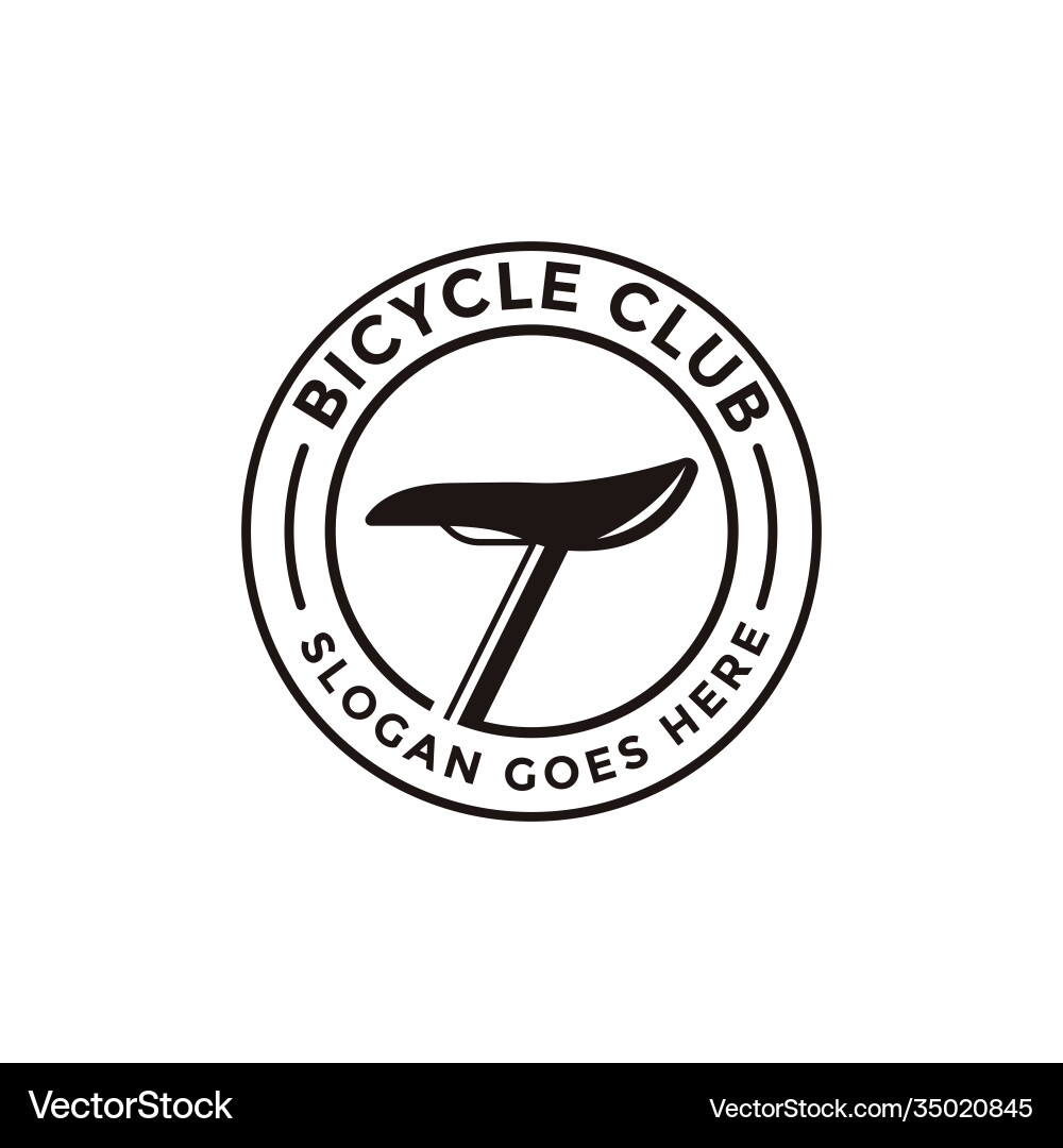 Bicycle bike shop club logo icon Bicycle bike shop club logo icon vector image