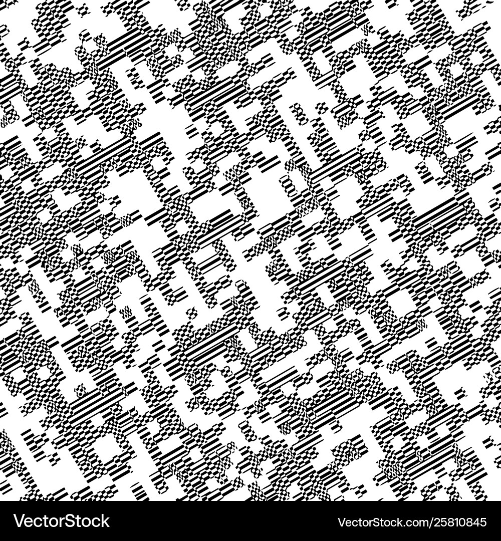 Glitch Pixel Error Background vector image