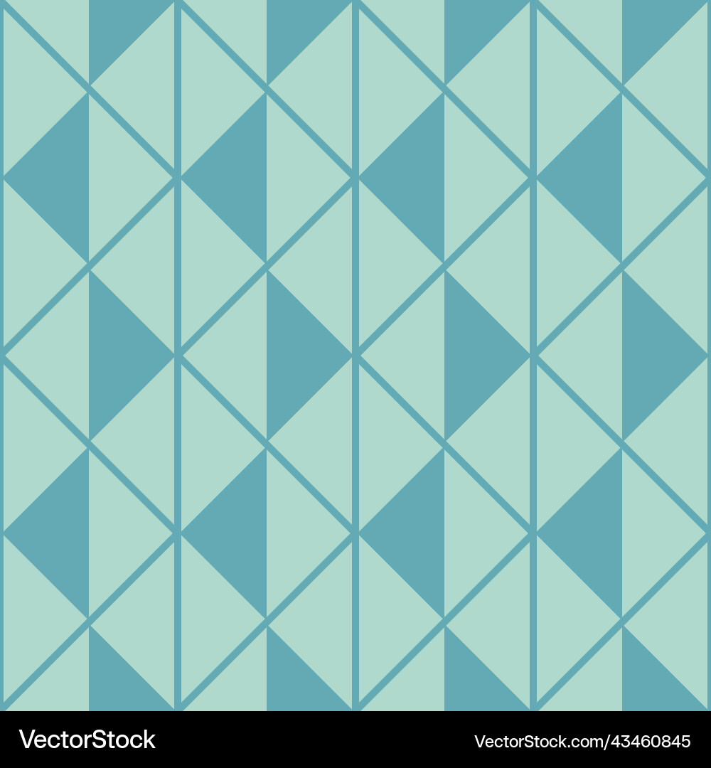 Green triangular background seamless pattern Green triangular background seamless pattern vector image