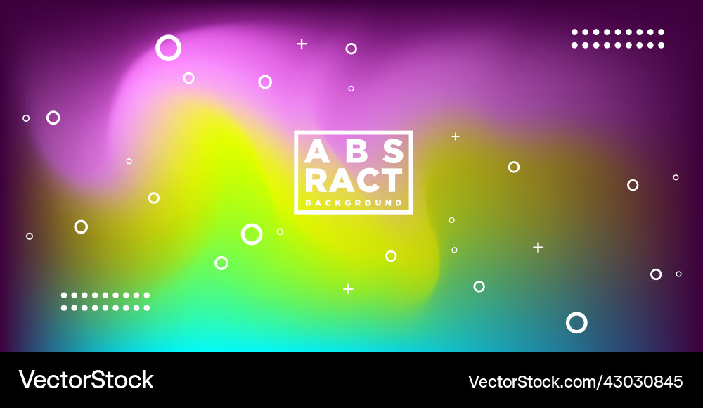 Modern hologram blur colorful abstract background Vector Image