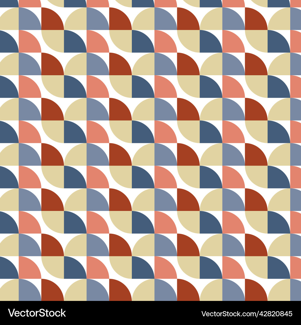 Seamless tiling pattern vector image