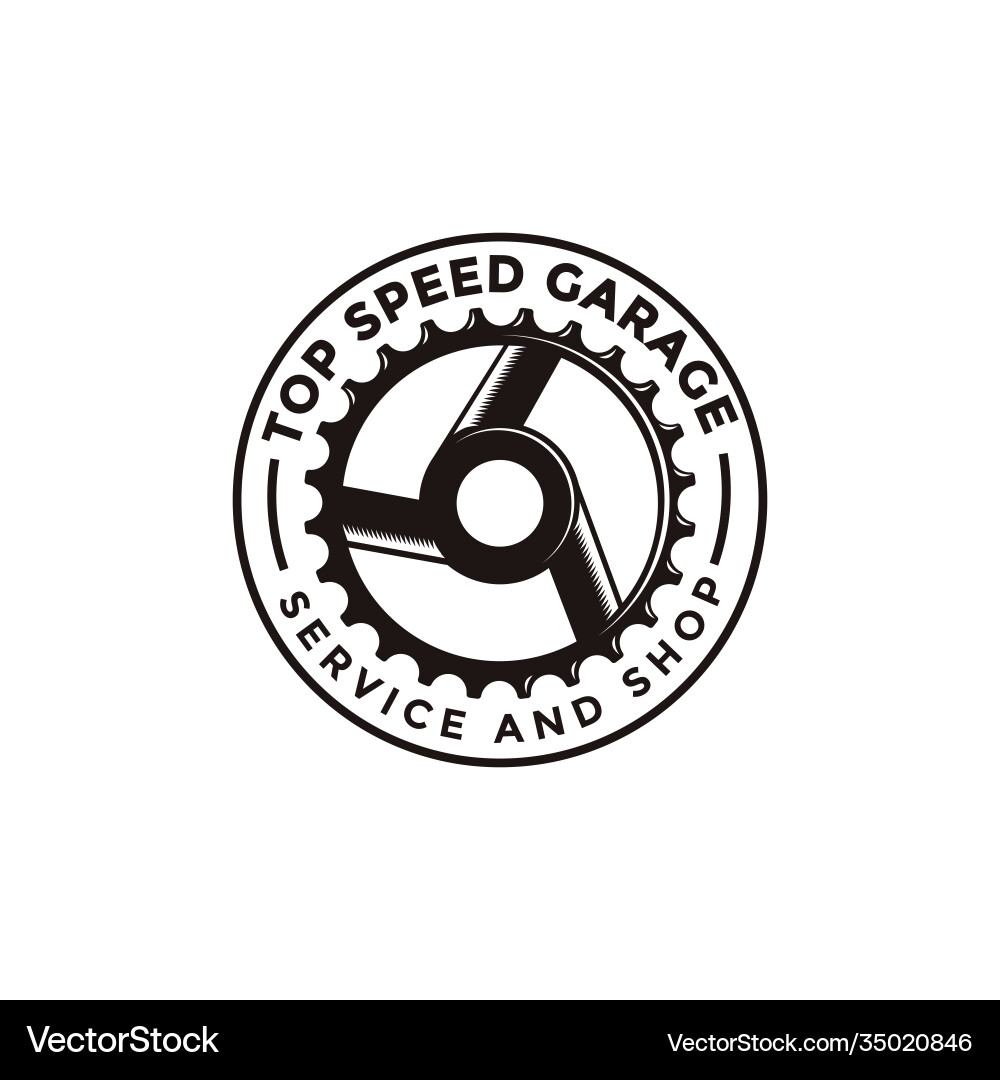 Bicycle bike shop club logo icon Bicycle bike shop club logo icon vector image