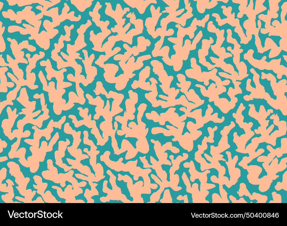 Halfdrop pattern with interwined seaweed abstract Halfdrop pattern with interwined seaweed abstract vector image