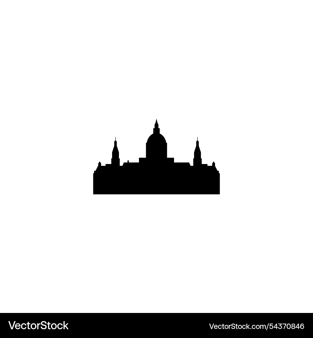 Palast Ikone isoliert Parlament Regierung Museum Palast Ikone isoliert Parlament Regierung Museum vektorbild