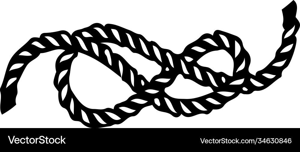 Rope isolated on background Rope isolated on background Vector Image