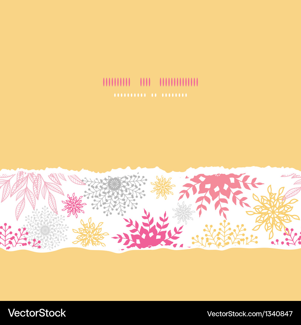 Abstract floral vignettes square seamless pattern Vector Image