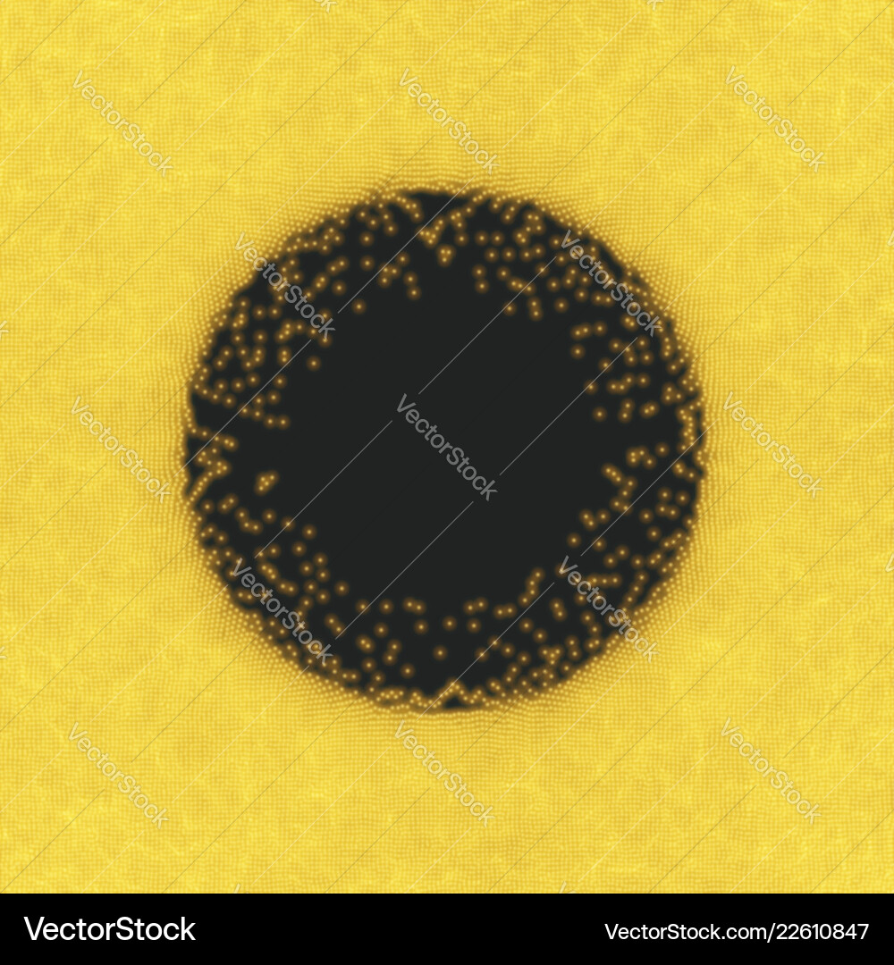 Array with dynamic particles 3d futuristic Array with dynamic particles 3d futuristic vector image