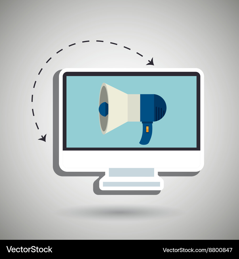 Computer technology design Vector Image