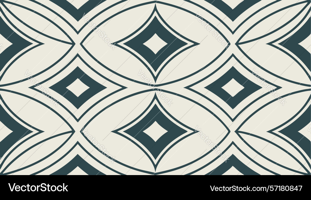 Elegant diamond lattice pattern geometric grid vector image