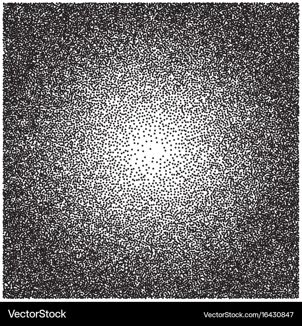 Grunge halftone dots texture background vector image