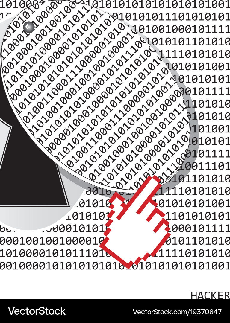 Hacker3 vector image