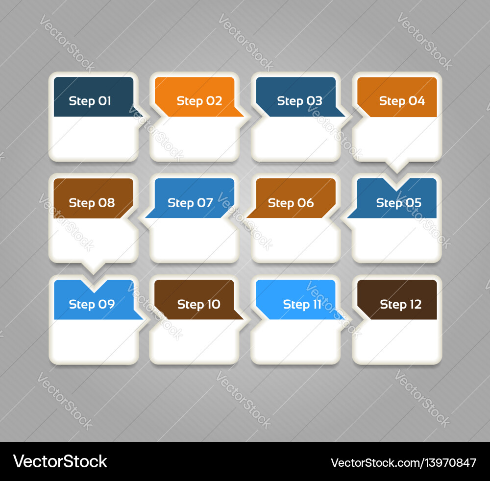 Progress background template for diagram graph Vector Image