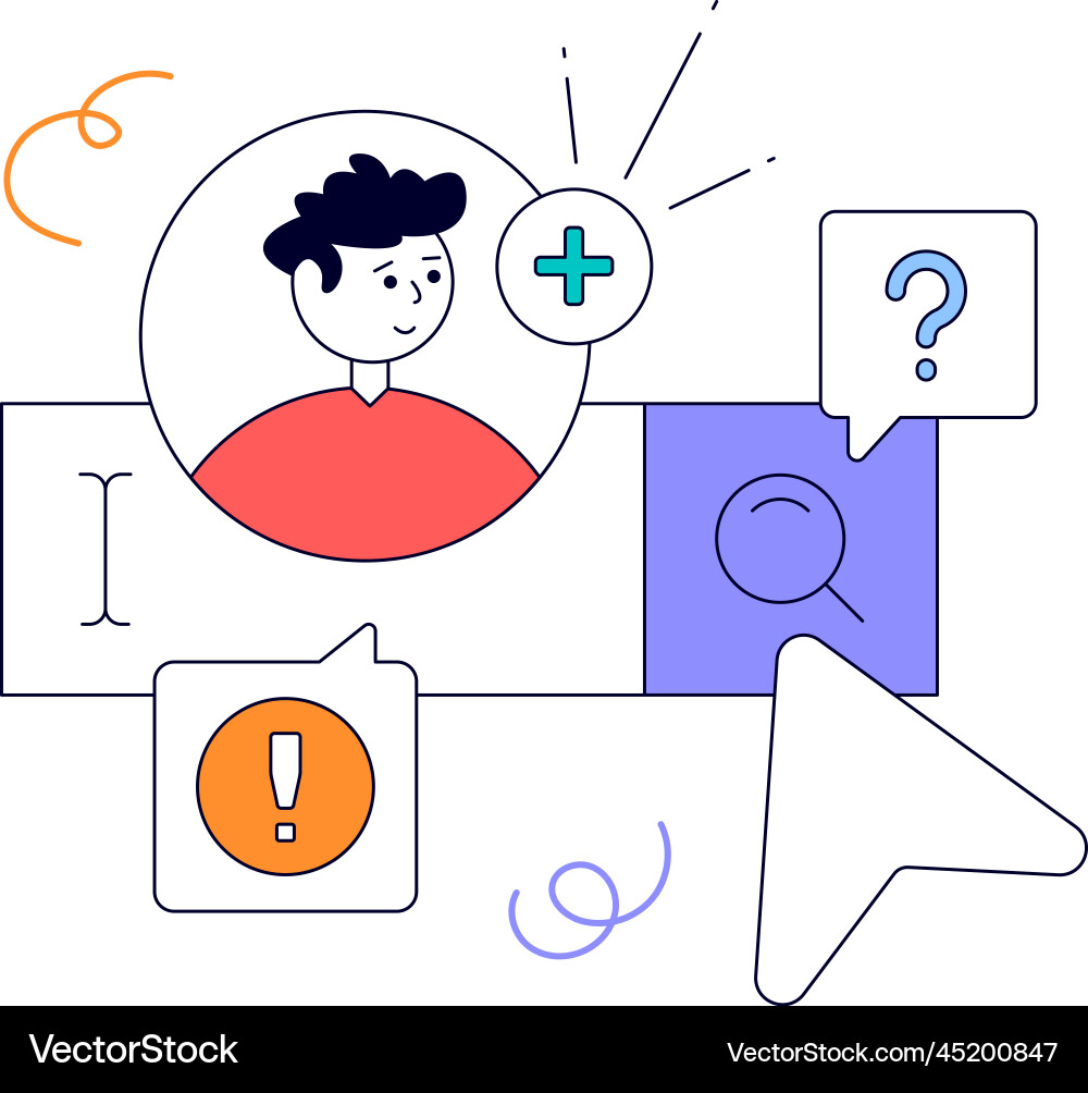 Ready to use animated design of media content Vector Image