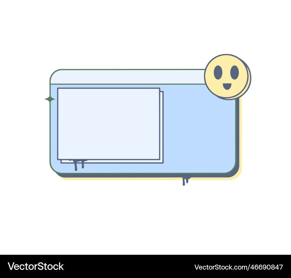 Retro computer interface vintage old browser Retro computer interface vintage old browser vector image