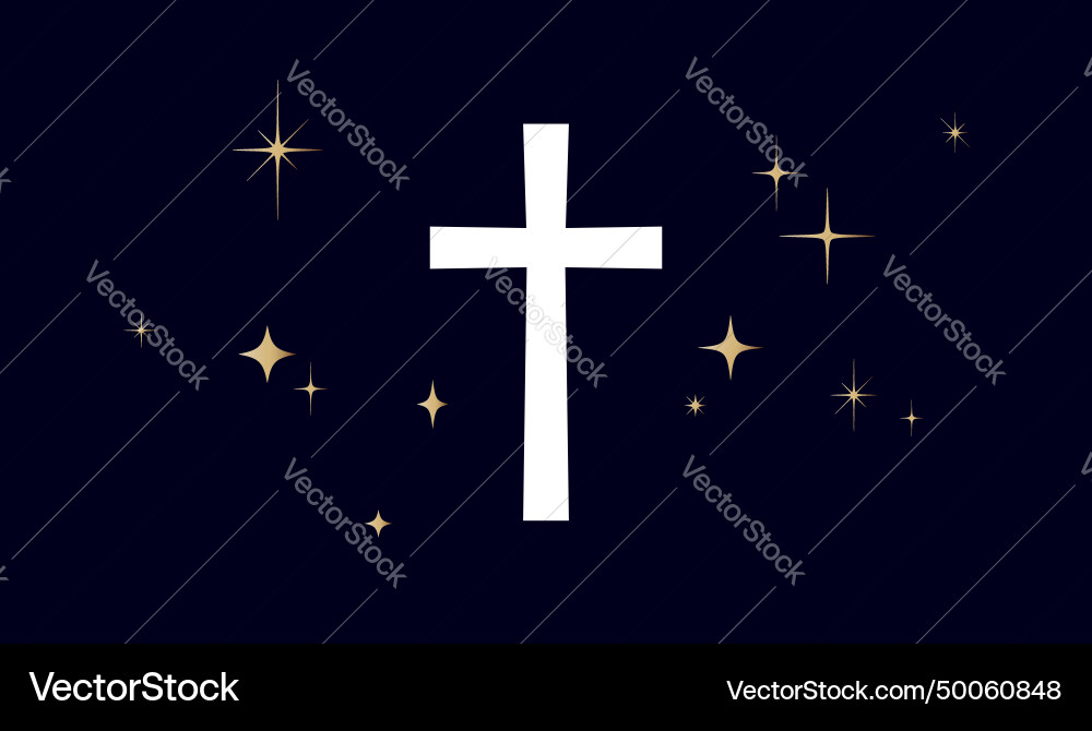 christliches religiöses Kreuzzeichen Christliches religiöses Kreuzzeichen vektorbild