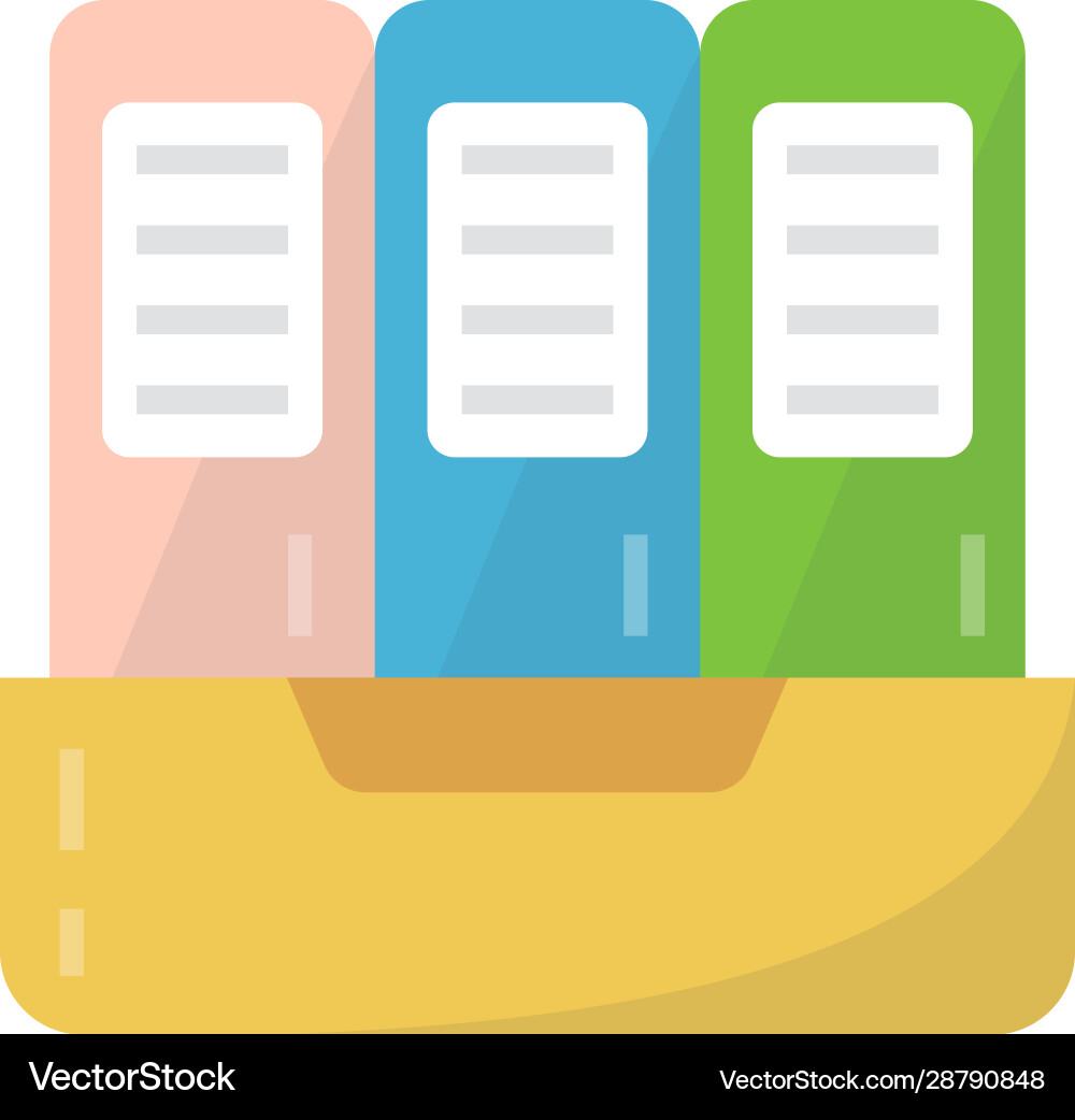 Files Vector Image