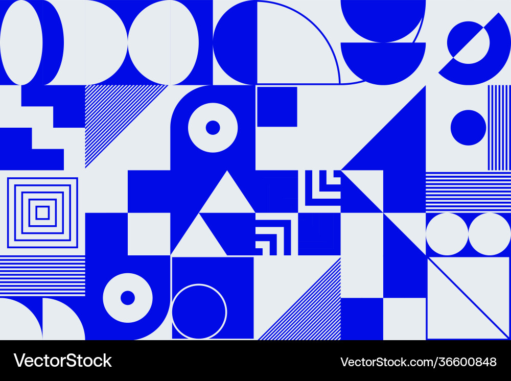 Geometric Pattern Abstraction vector image