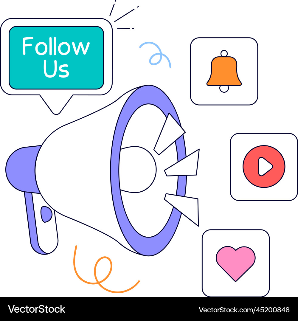 Ready to use animated design of media content Vector Image