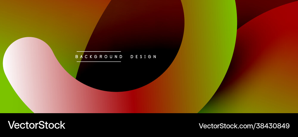 Abstract overlapping lines and circles geometric Vector Image