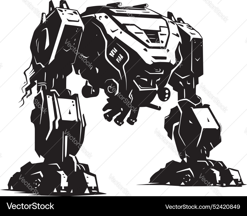 Futuristischer Vollstrecker Krieg Emblem Symbol Eisen Vorhut Futuristischer Vollstrecker Krieg Emblem Symbol Eisen Vorhut vektorbild
