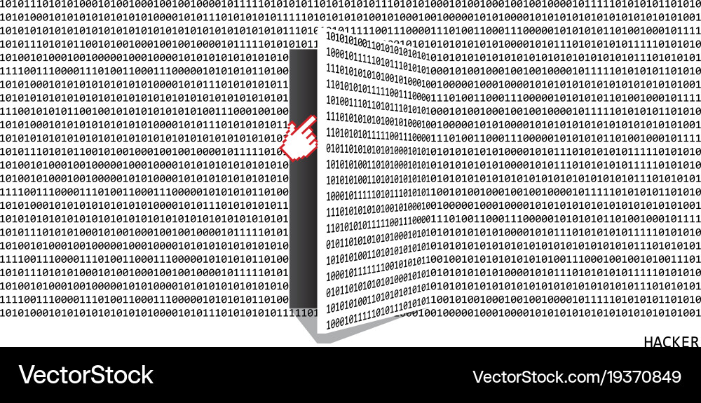 Hacker4 vector image
