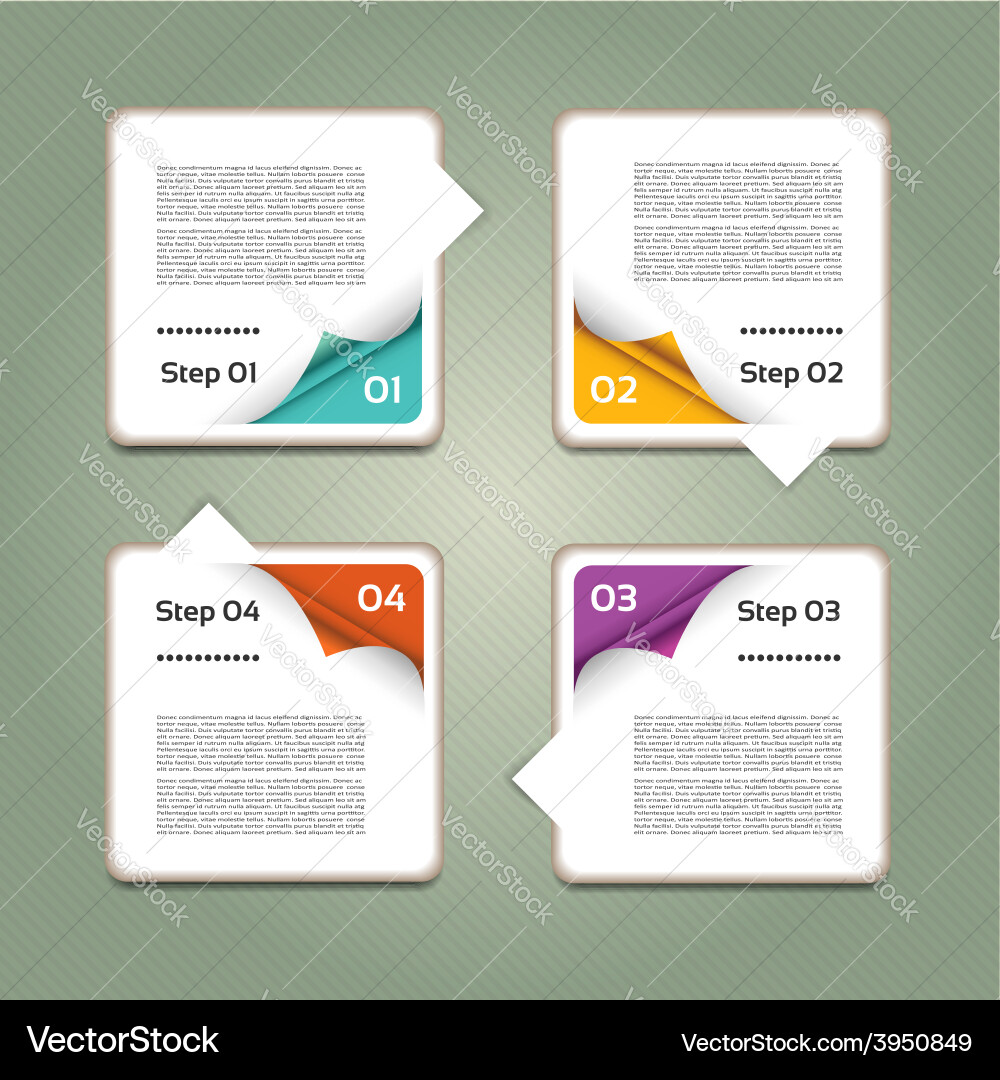 Progress background product choice or version Vector Image