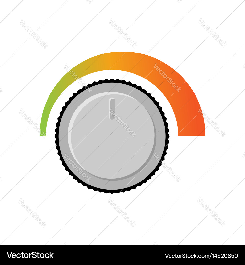Adjusting volume sound level changing loudness Vector Image