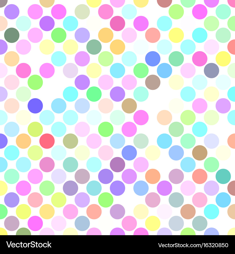 Circle pattern background - from dots vector image