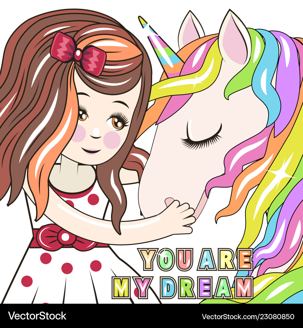 Grußkarte mit Cartoon Märchen Prinzessin Grußkarte mit Cartoon Märchen Prinzessin vektorbild