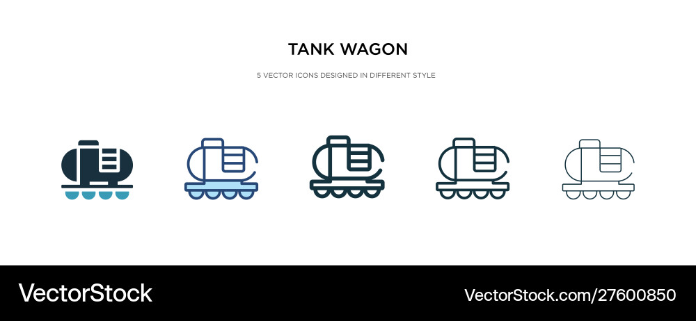 Tankwagen-Symbol in verschiedenen Stil zweifarbig Tankwagen-Symbol in verschiedenen Stil zweifarbig vektorbild