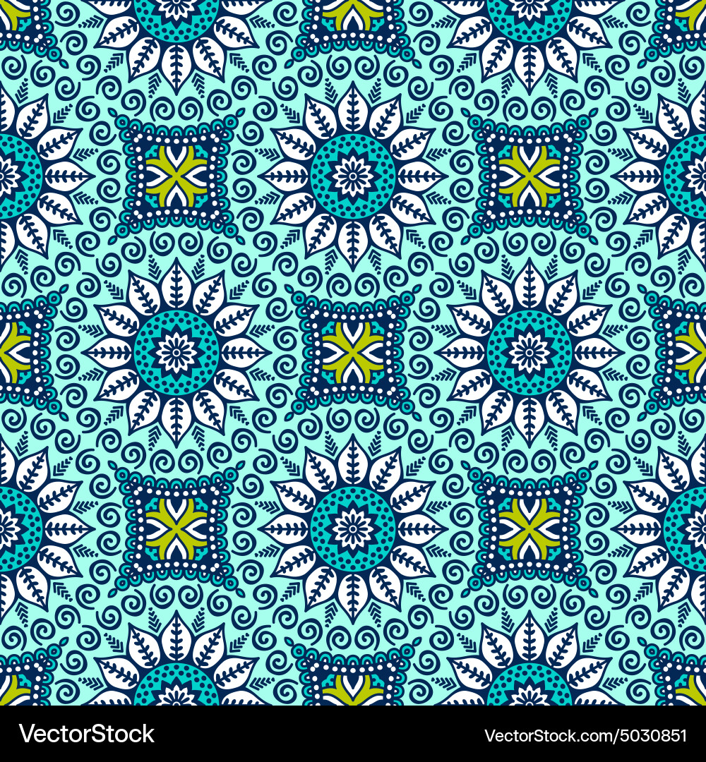 Abstract ethnic background seamless pattern Vector Image