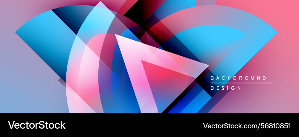 Abstract geometric shapes overlap creating Abstract geometric shapes overlap creating vector image