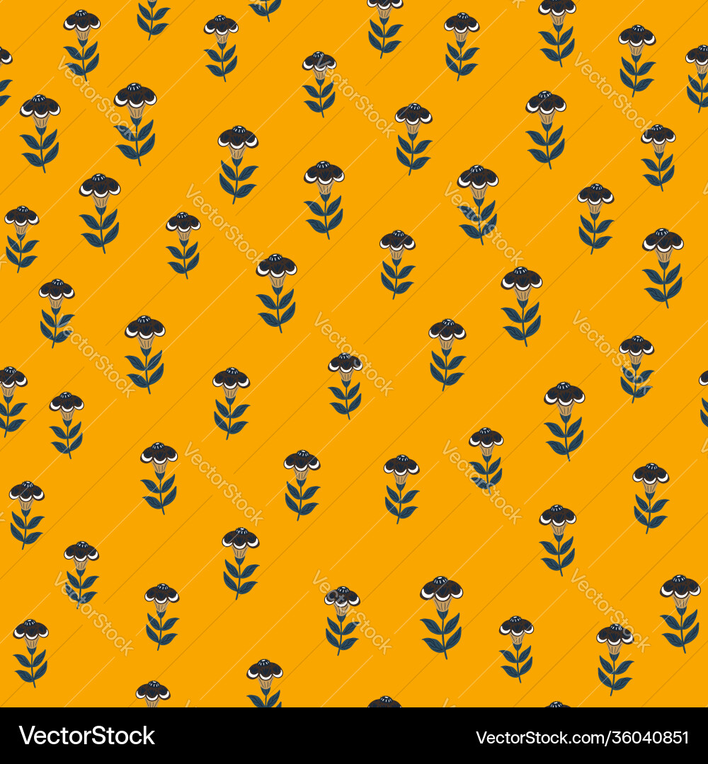 Abstract nature botanic seamless pattern Abstract nature botanic seamless pattern vector image