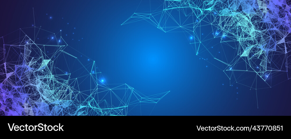 Abstract polygonal background with connecting Abstract polygonal background with connecting vector image