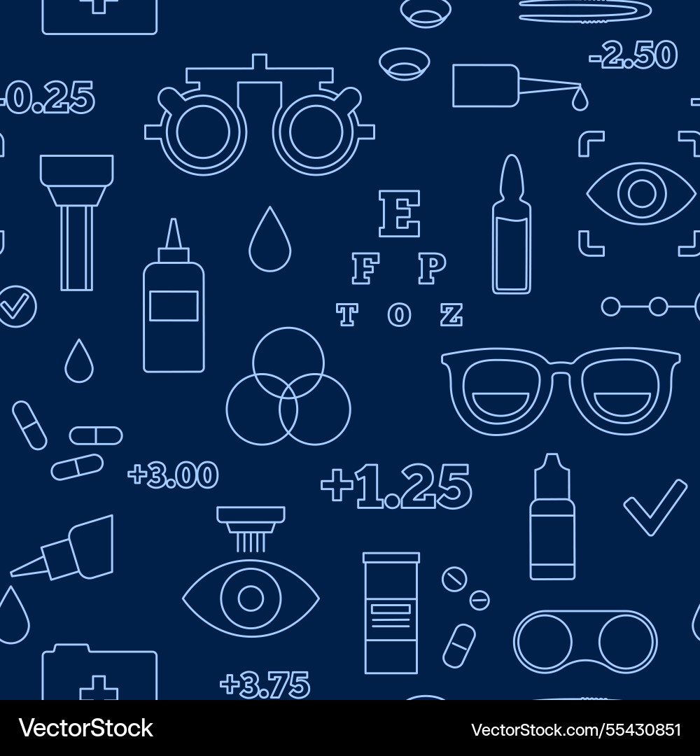 Eyesight examination pattern Eyesight examination pattern Vector Image