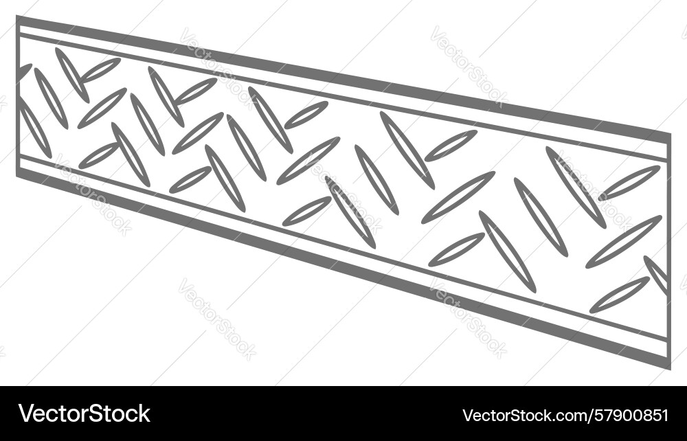 Geometric fence border interlocking pattern Vector Image