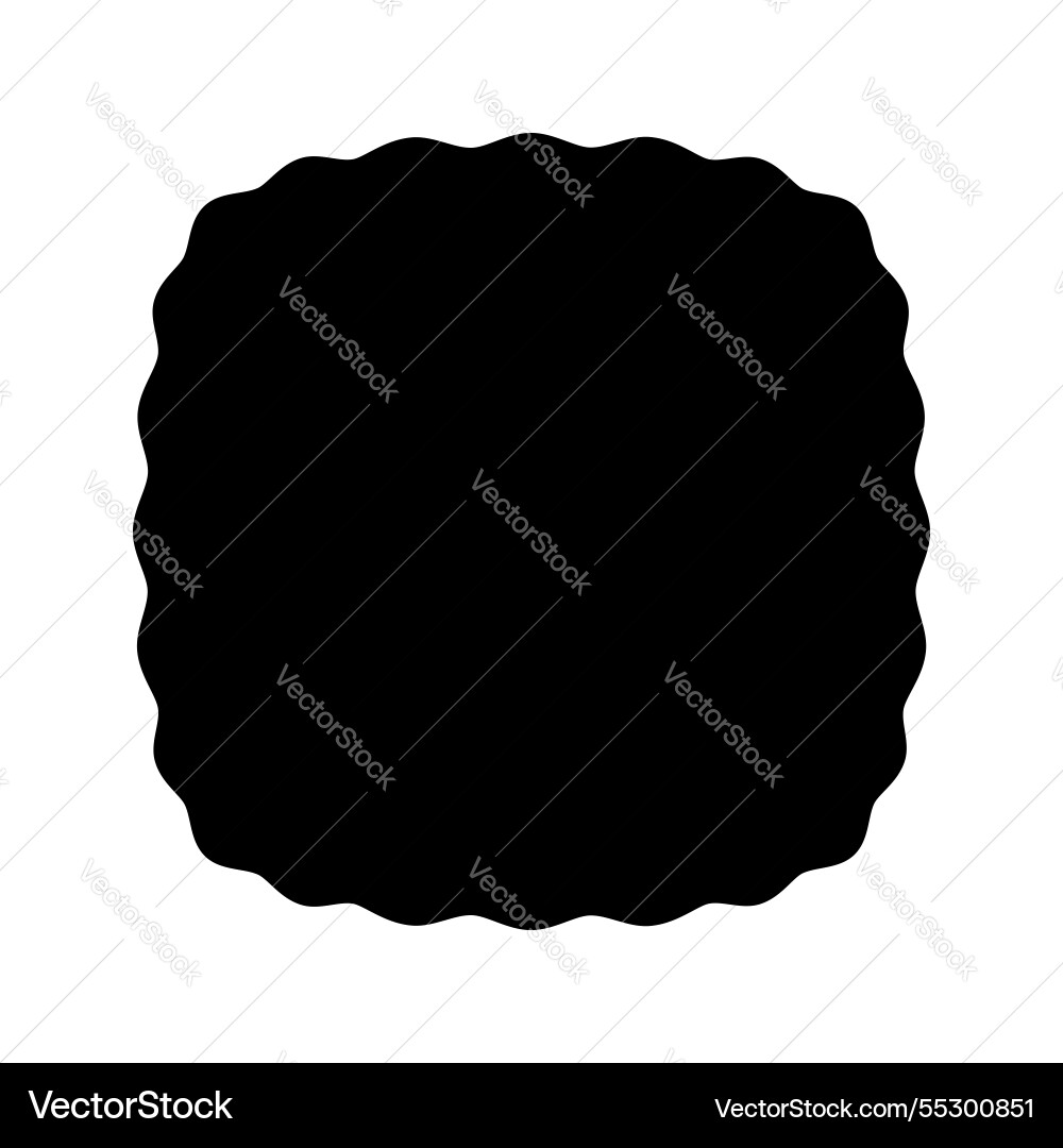 Squircle or square with rounded borders shape Squircle or square with rounded borders shape vector image