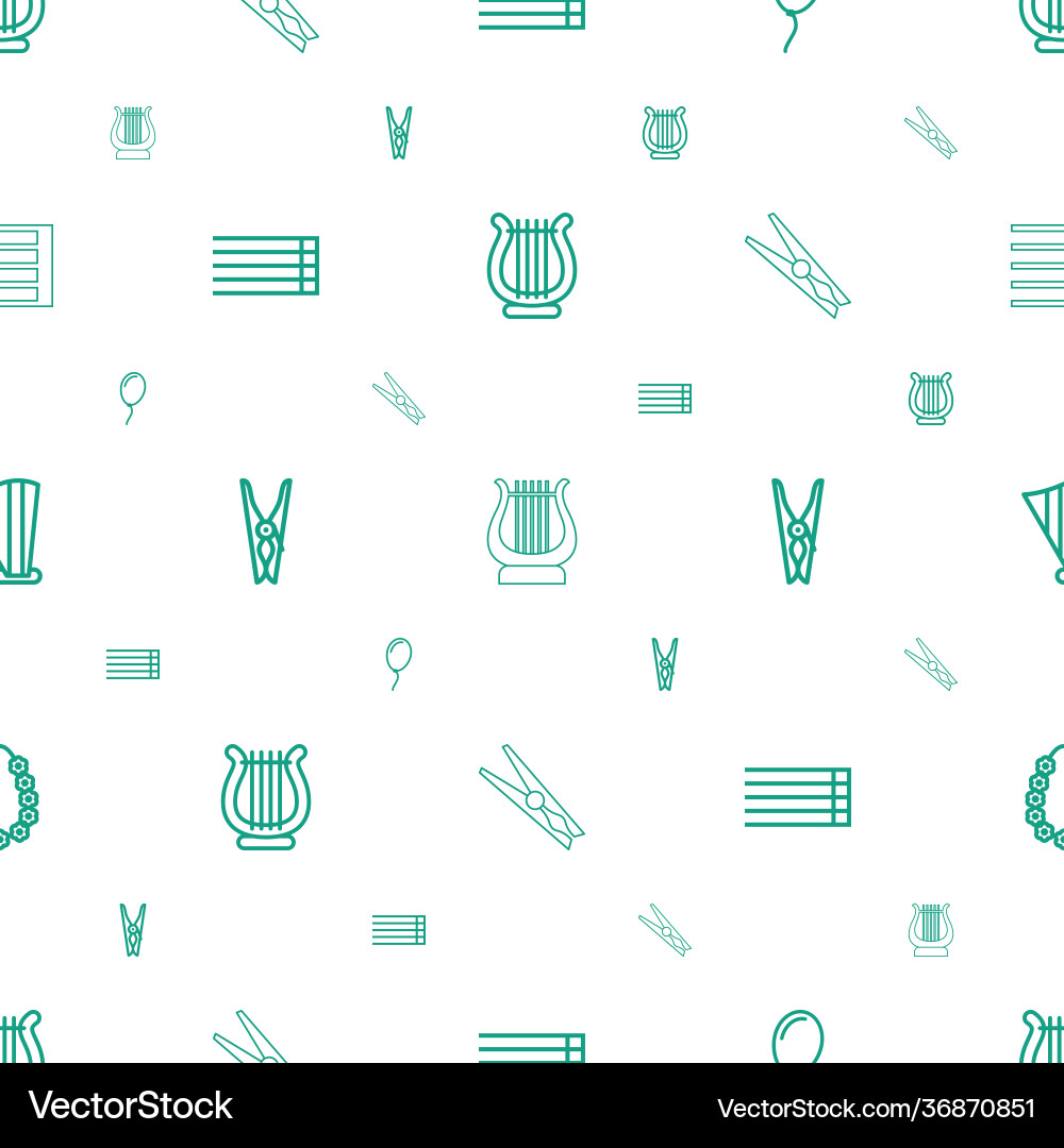 String icons pattern seamless white background String icons pattern seamless white background vector image