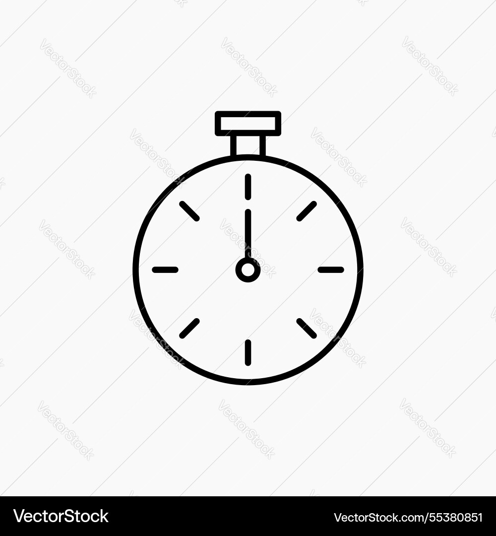 Timer icon simple vector image